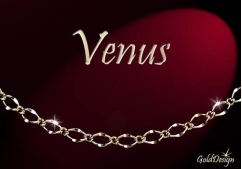 Venus - řetízek zlacený